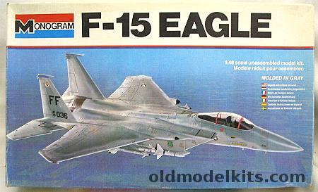 Monogram 1/48 F-15 Eagle, 5801 plastic model kit